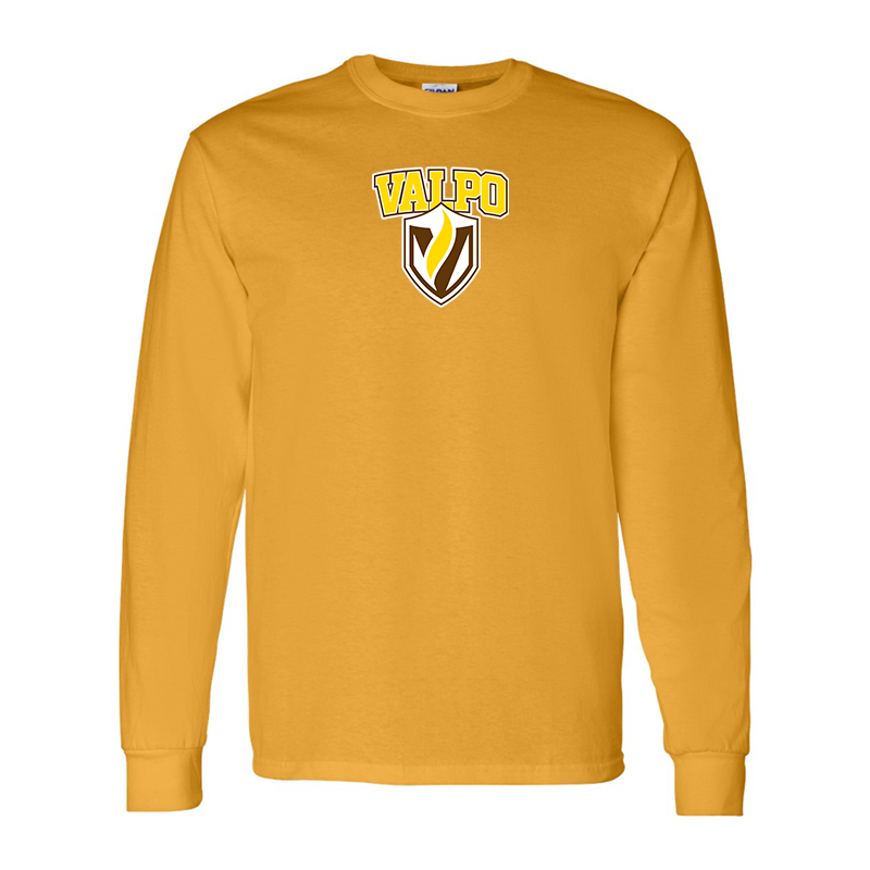 Men's Valparaiso Crusaders Gildan Heavy Cotton Long Sleeve T-Shirt